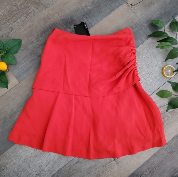 Massimo Butti Tomato Red Skirt 4 - Picture 2 of 6